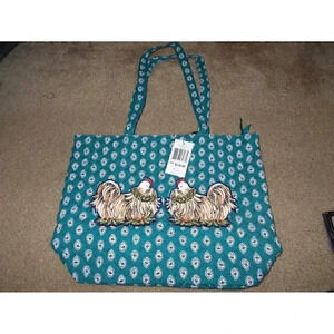 NEW Genuine Vera Bradley Small Vera Tote Purse: French Hen